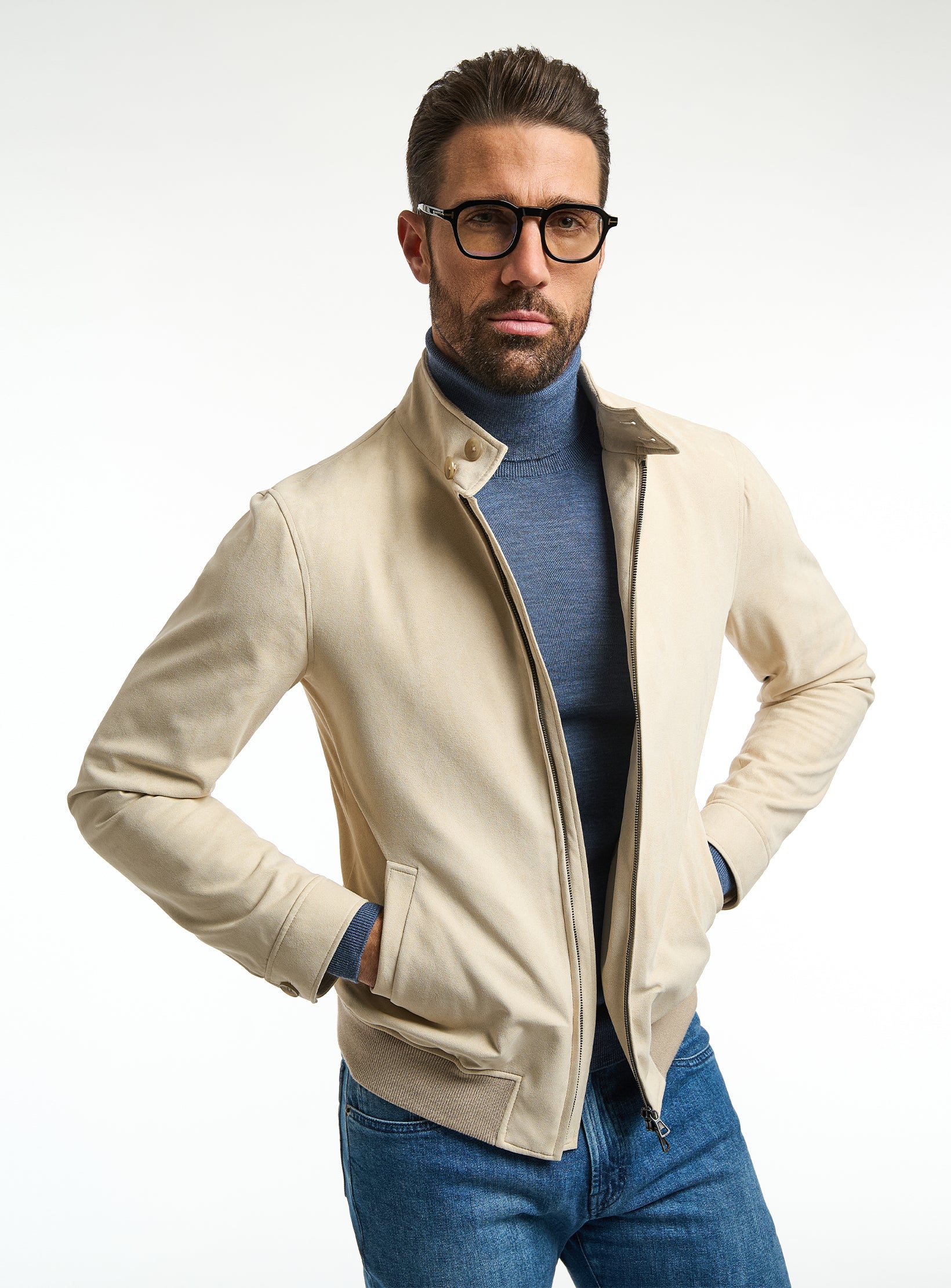 The Alcantara Elite: Premium Blouson