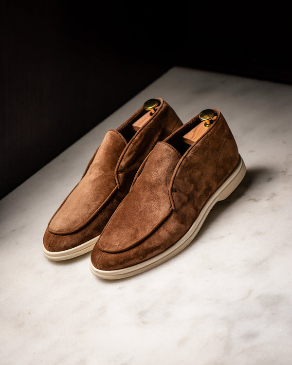 City Loafers - Mid Top in Suede Brown