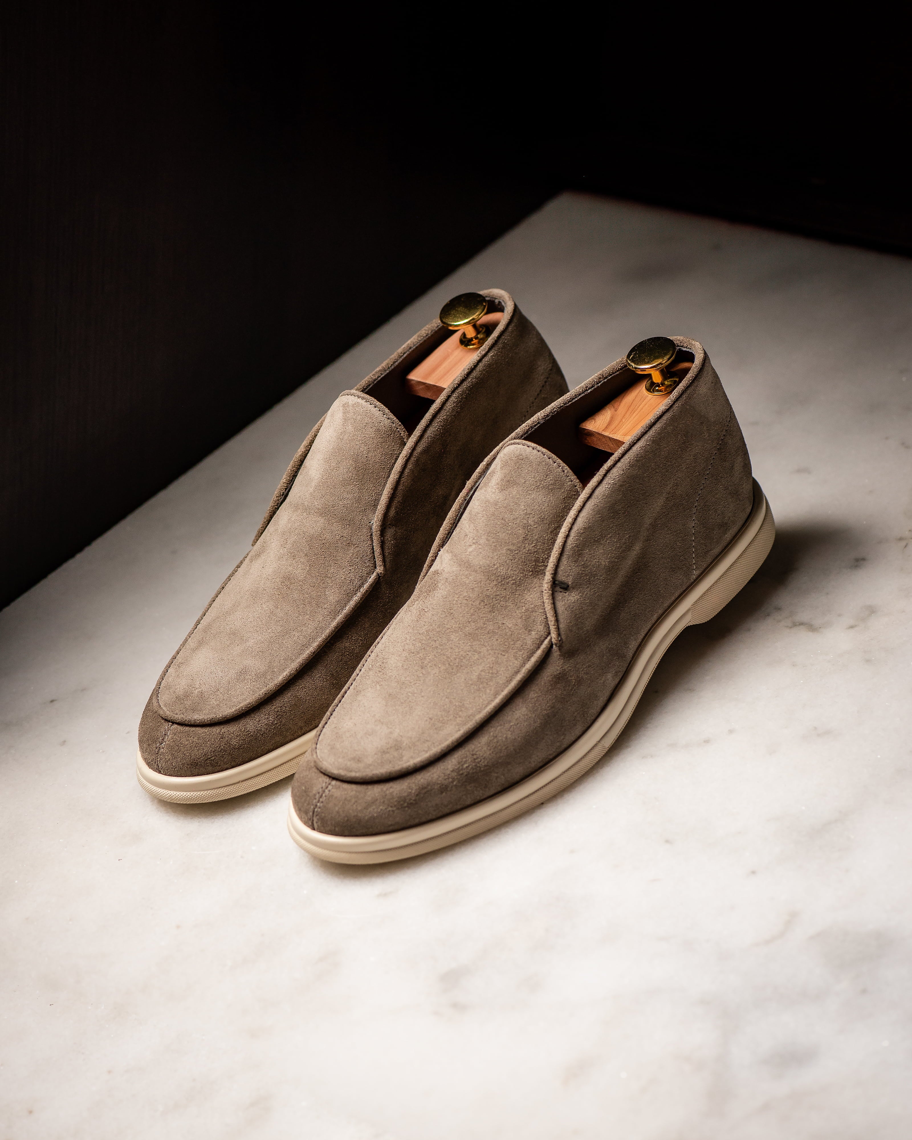 City Loafers - Mid Top in Suede Grey
