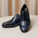 Pantofi Premium Oxford Dark Blue Consiglieri