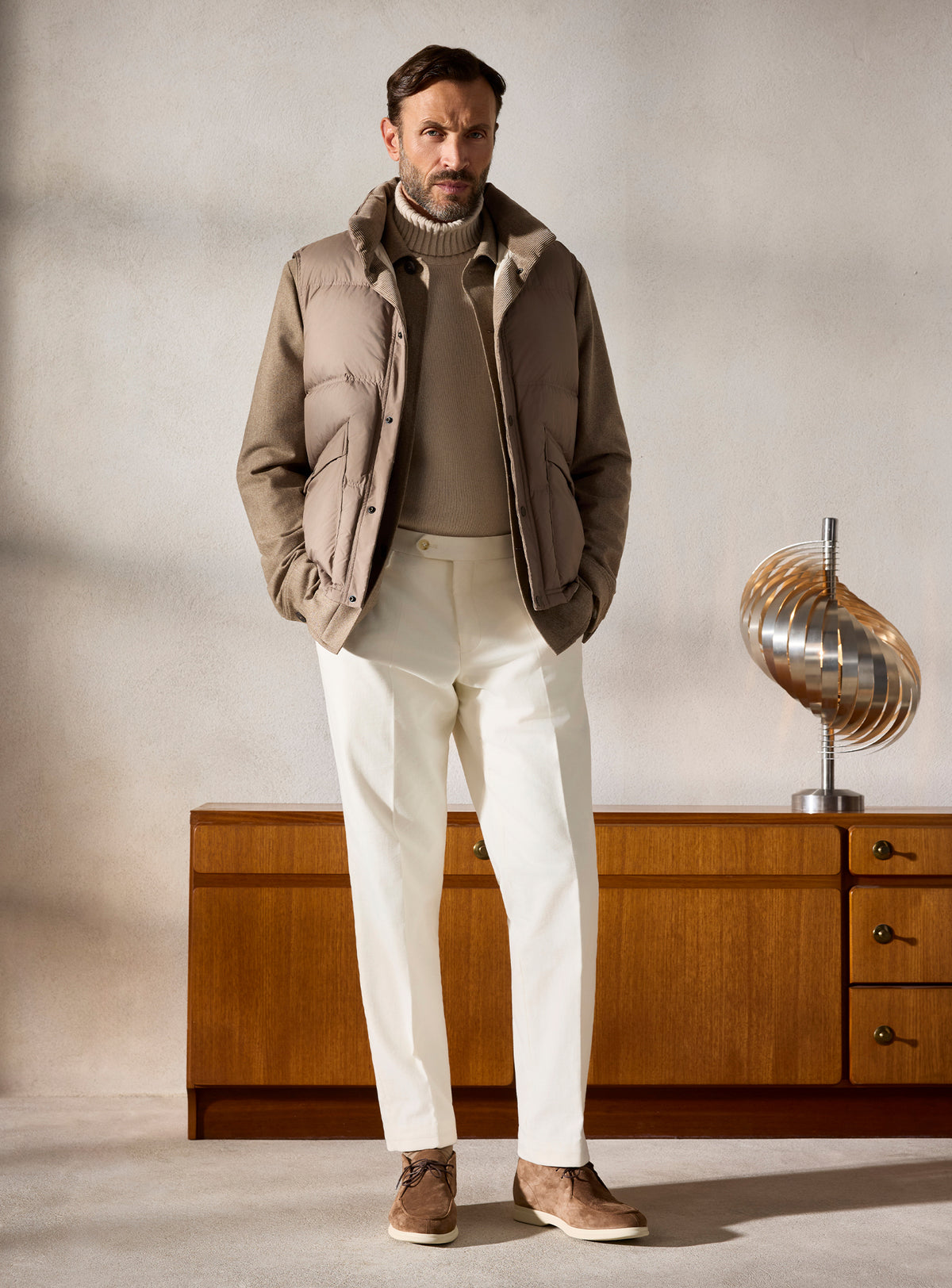 The Taupe Quilted Jacket