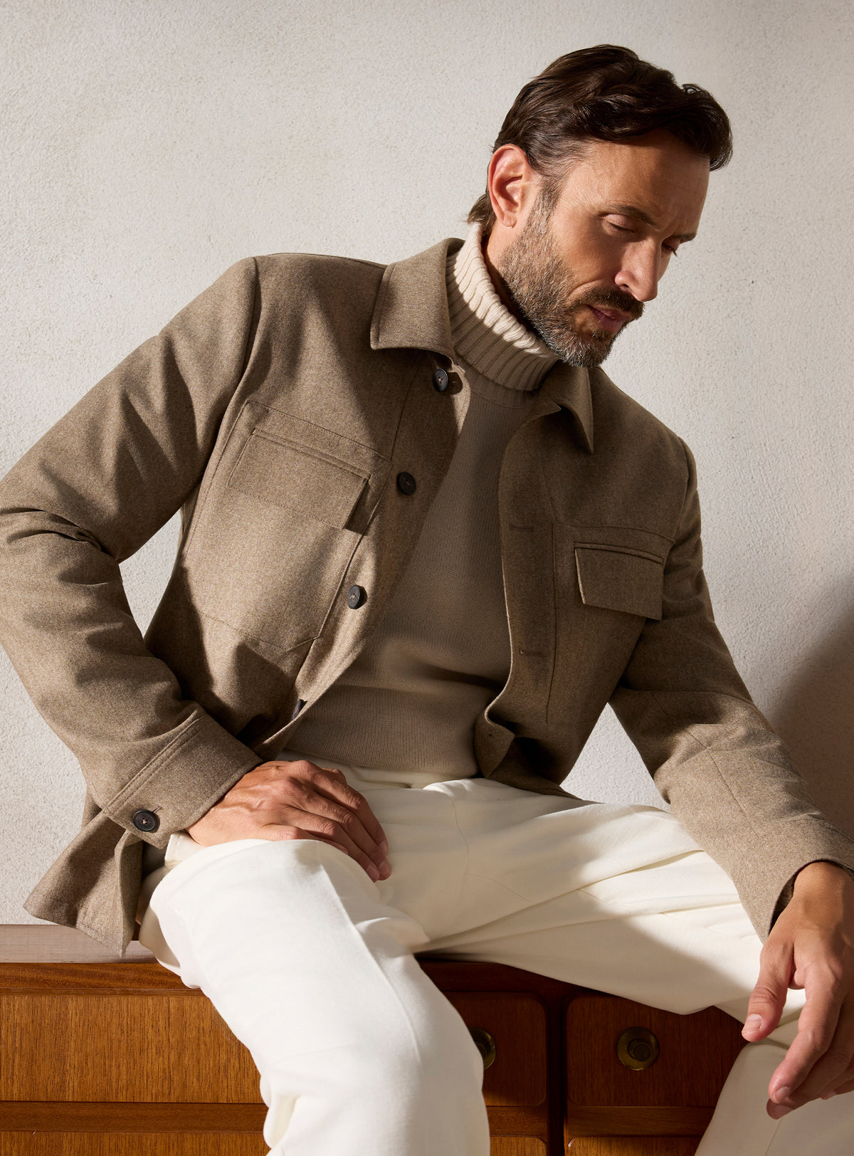 The Taupe Overshirt