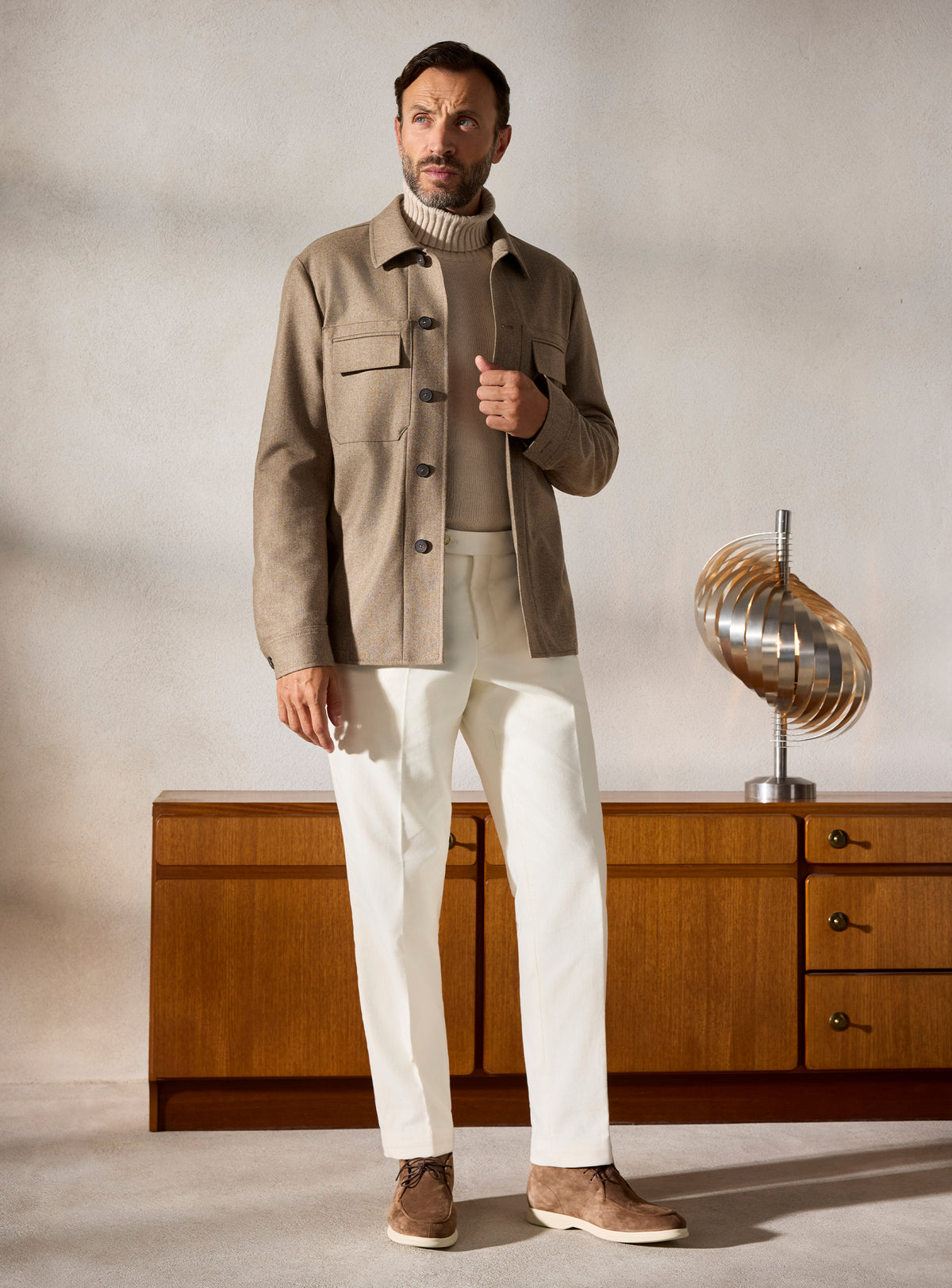 The Taupe Overshirt