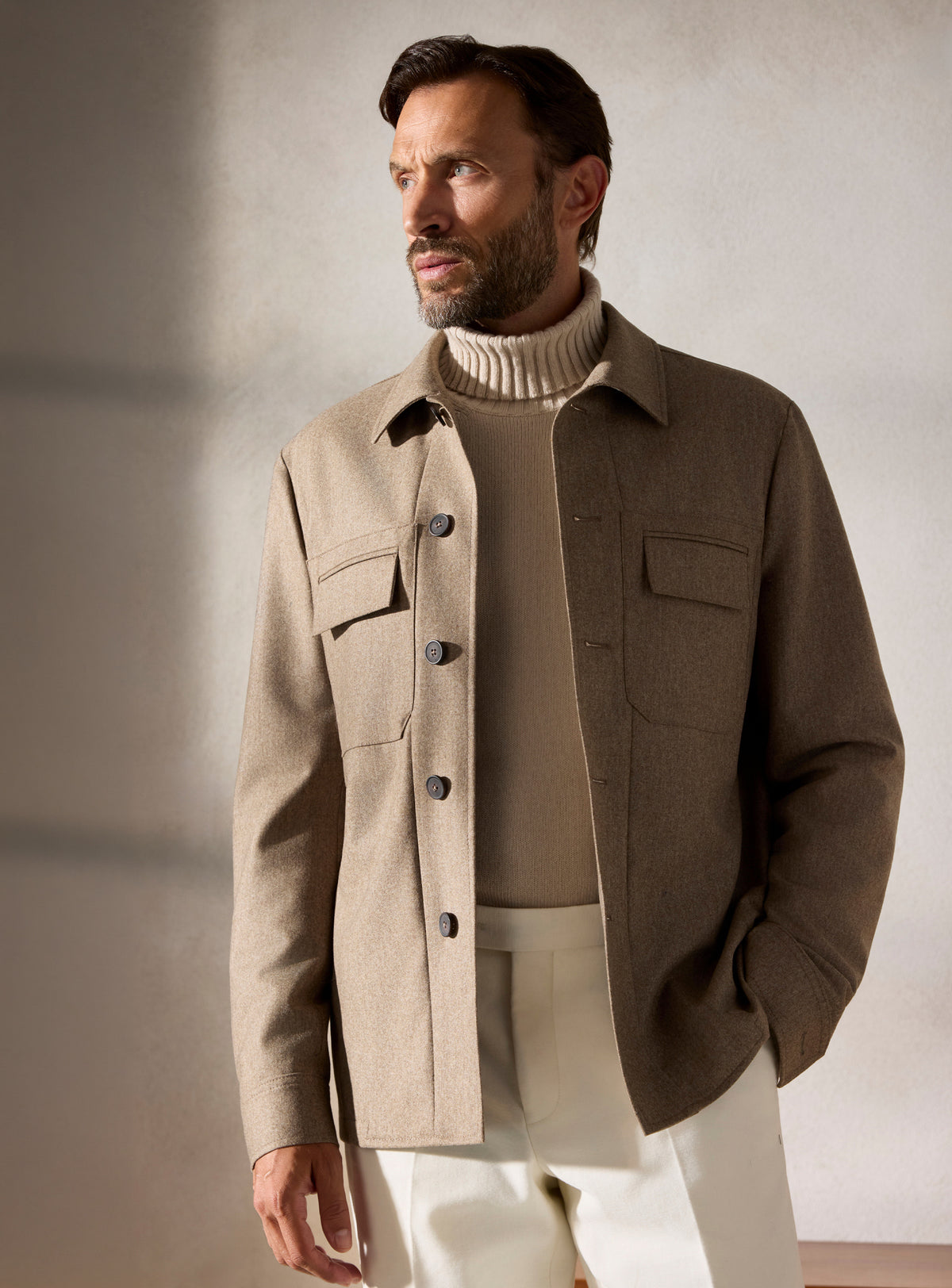 The Taupe Overshirt
