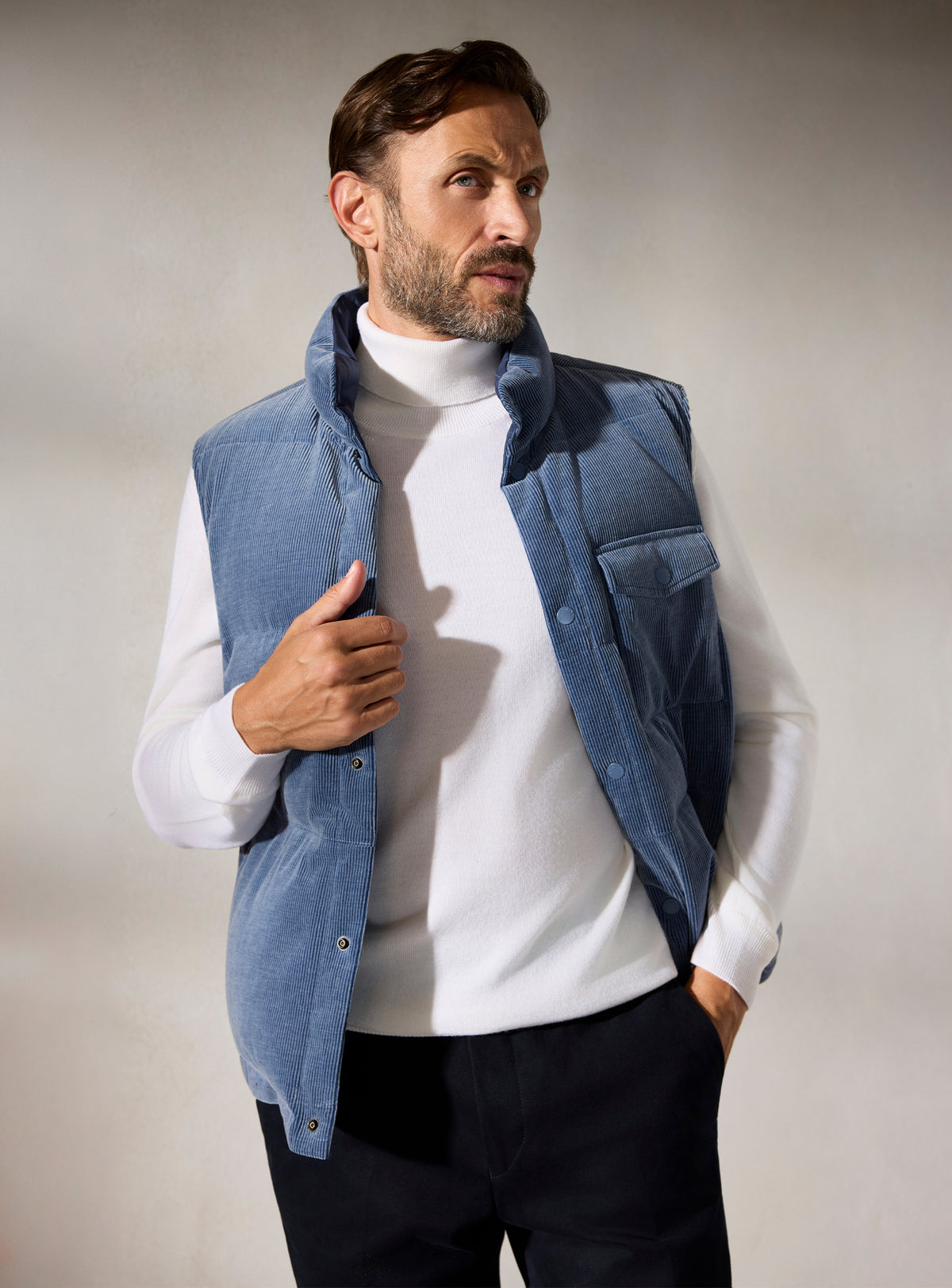 The Blue Reversible Gilet