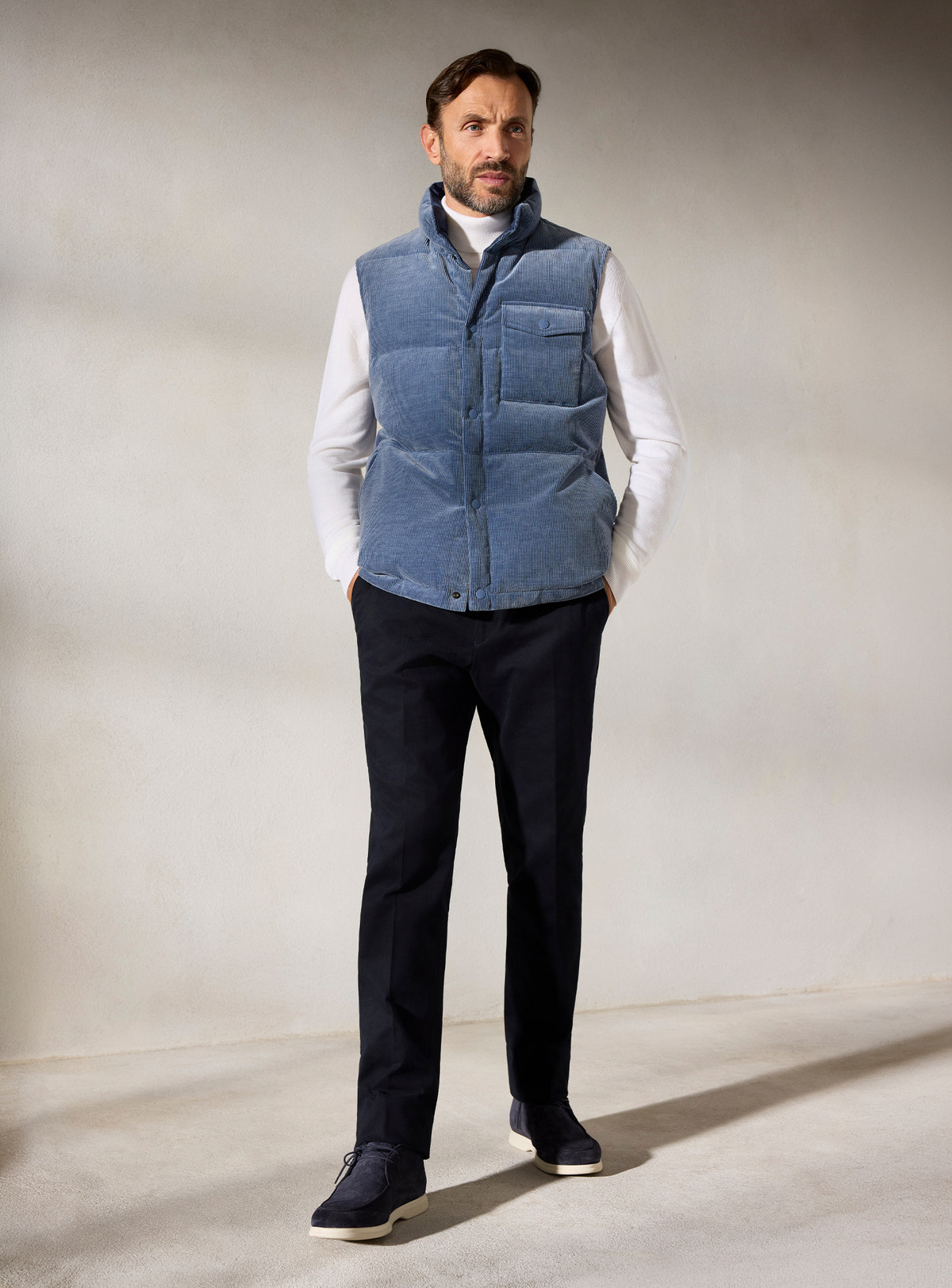 The Blue Reversible Gilet