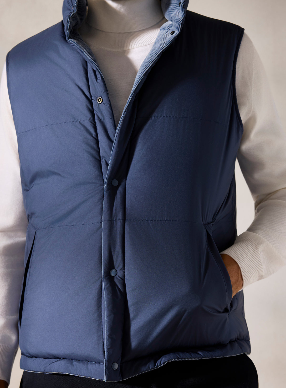 The Blue Reversible Gilet