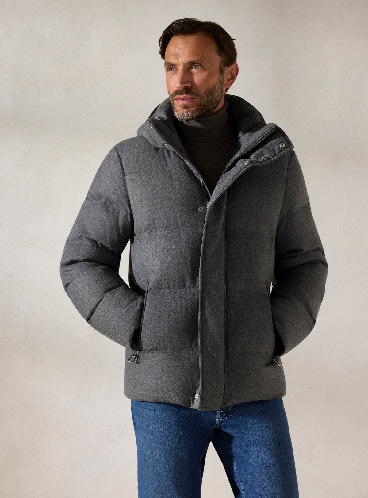 The Grey Hooded Jacket