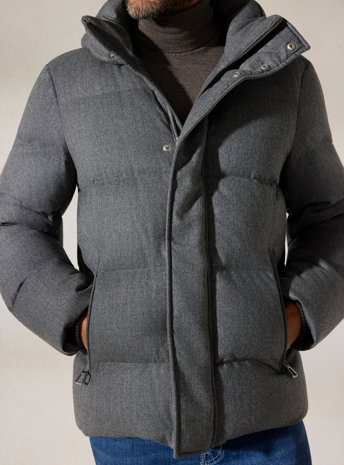 The Grey Hooded Jacket