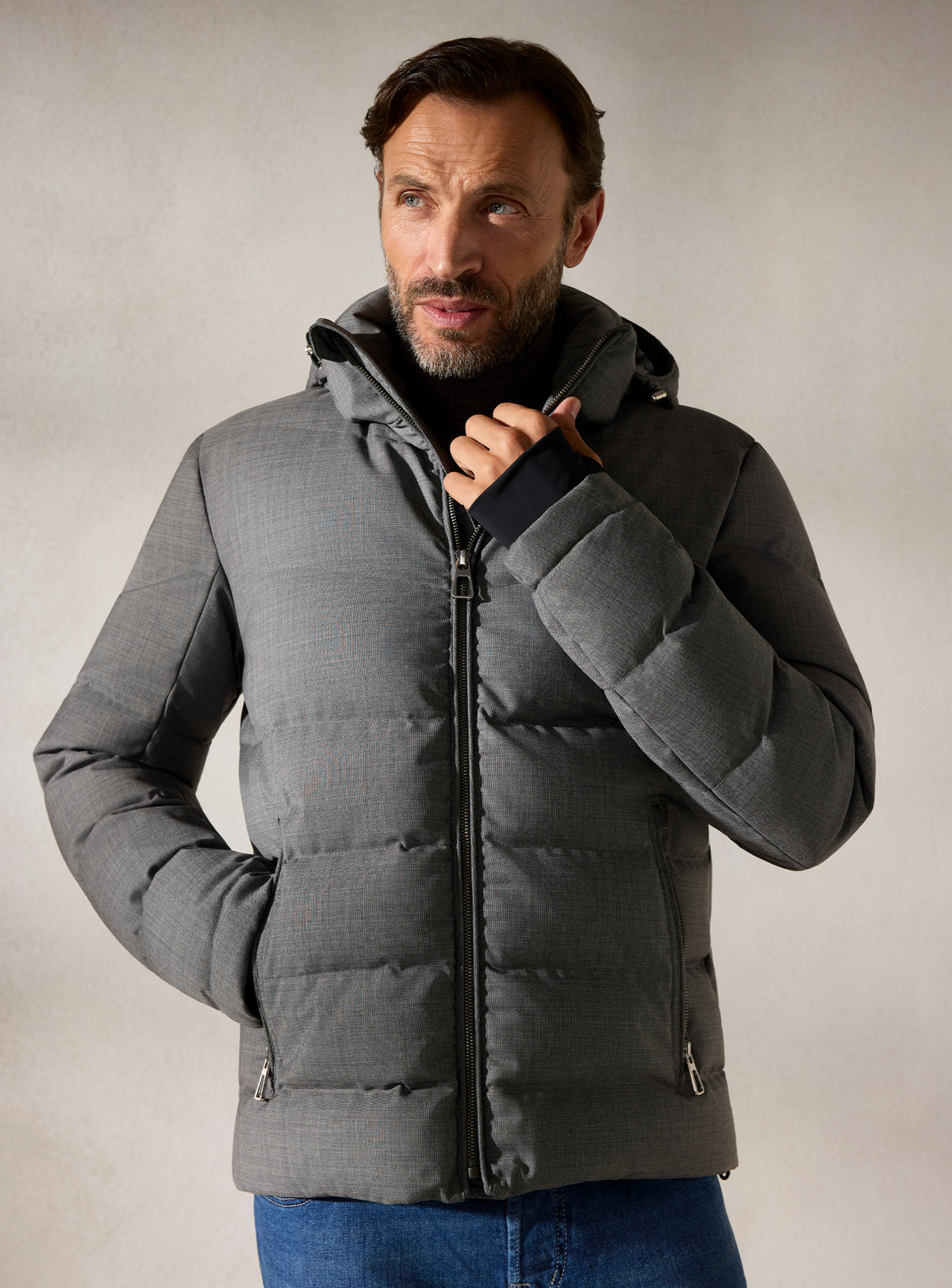 The Grey Zip Jacket
