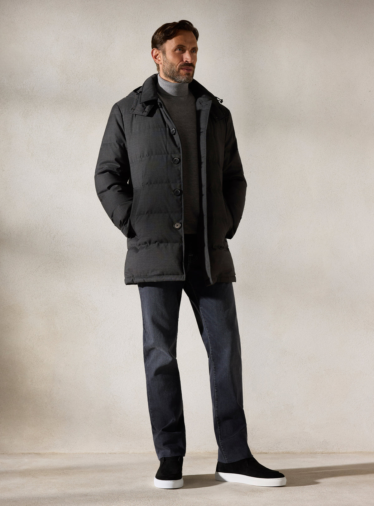 The Charcoal Car Coat
