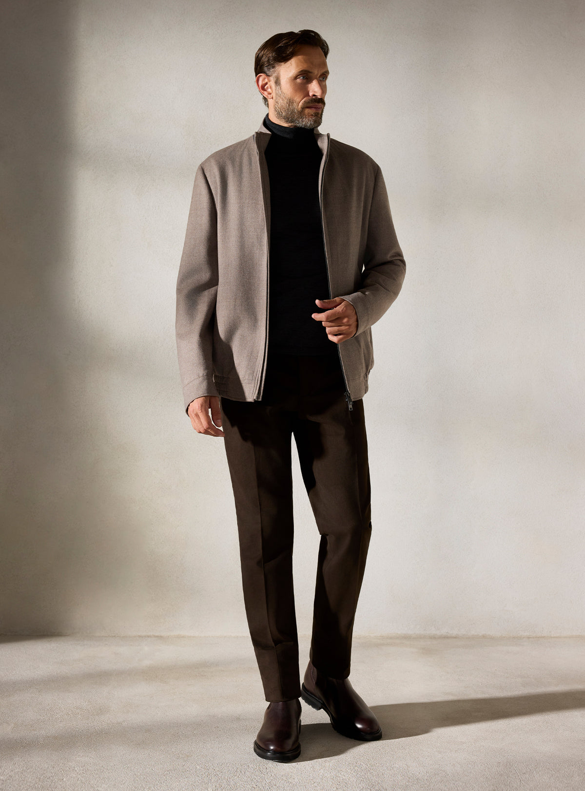 The Taupe Blouson
