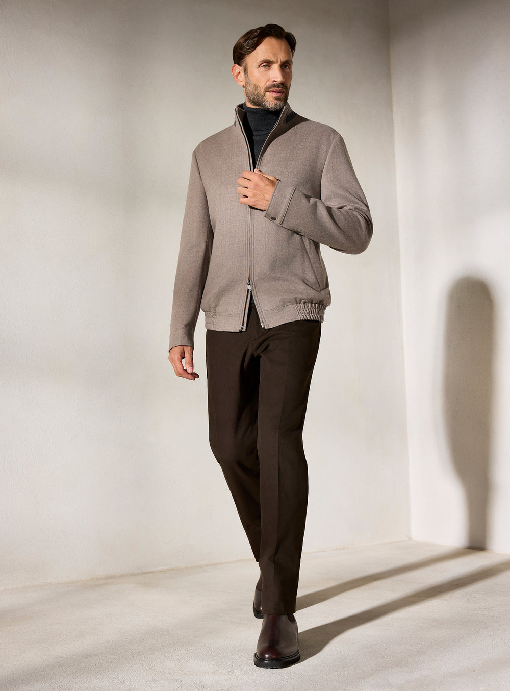 The Taupe Blouson