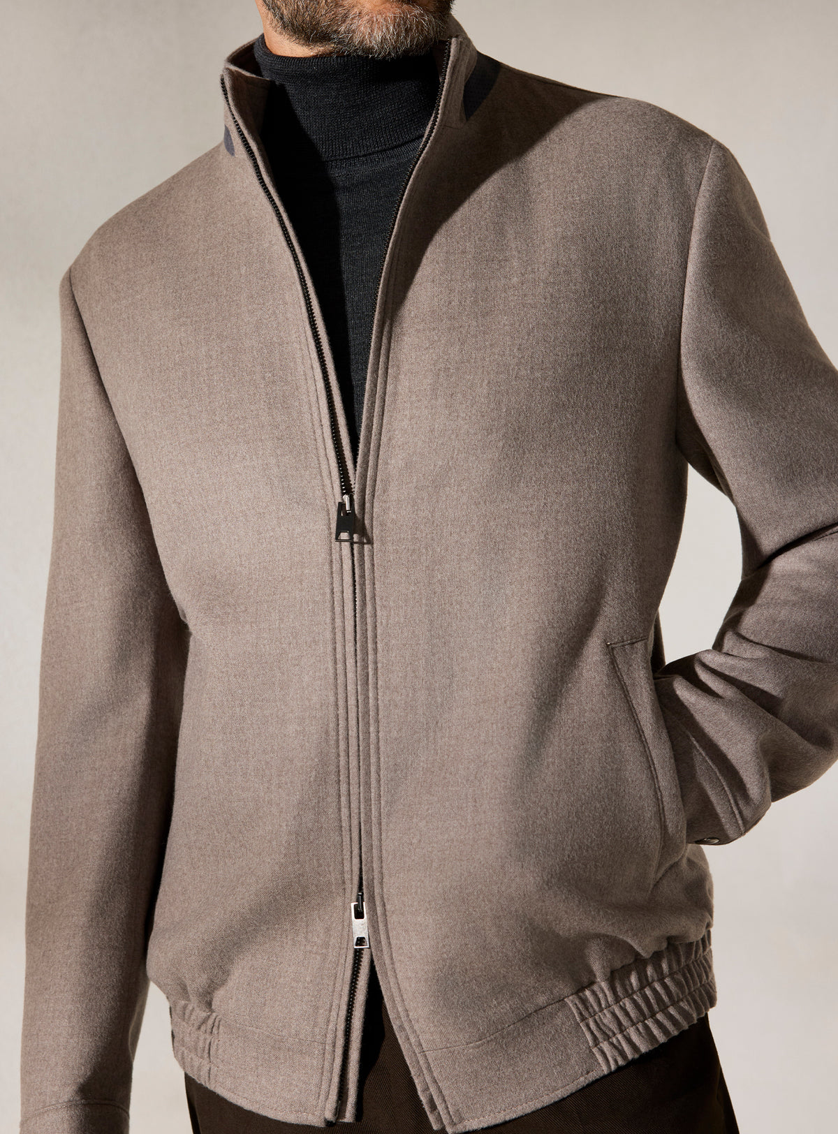 The Taupe Blouson