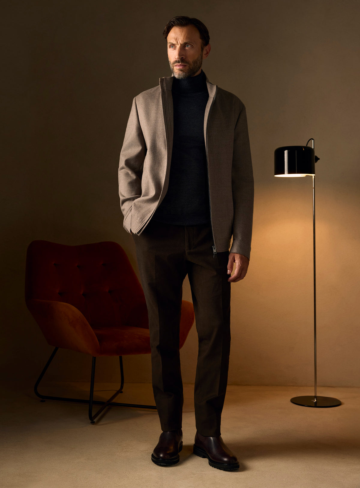 The Taupe Blouson