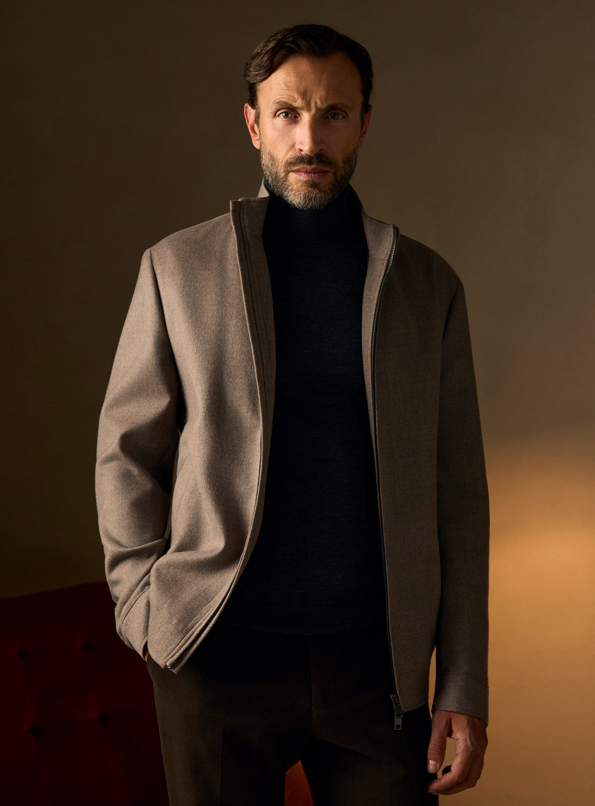 The Taupe Blouson