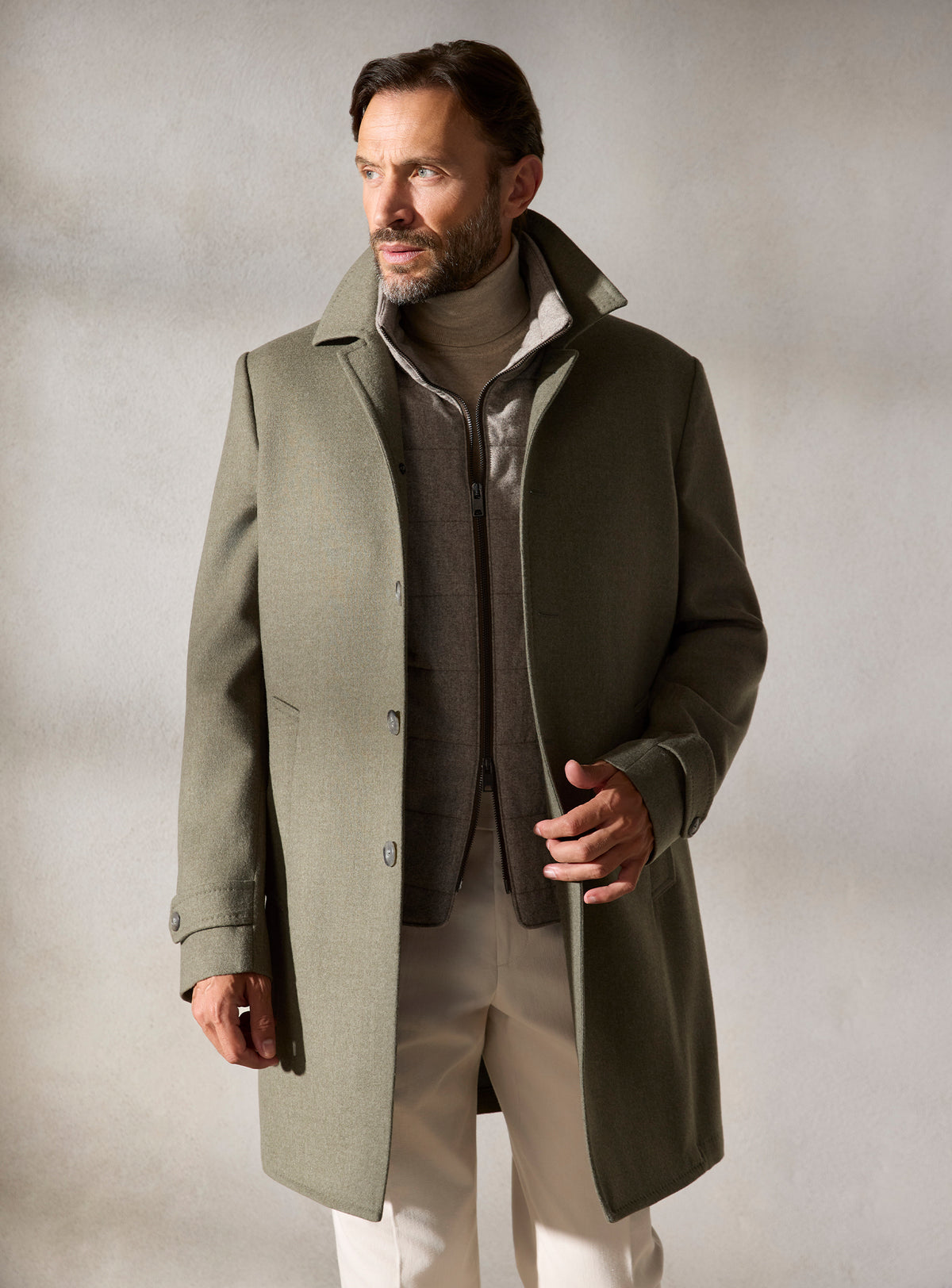 The Olive Car Coat