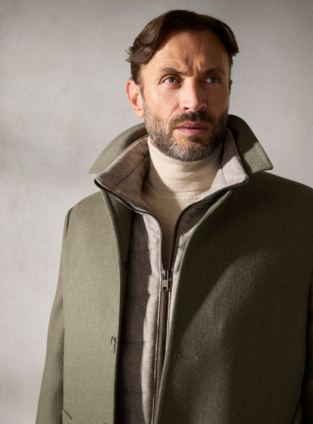 The Olive Car Coat