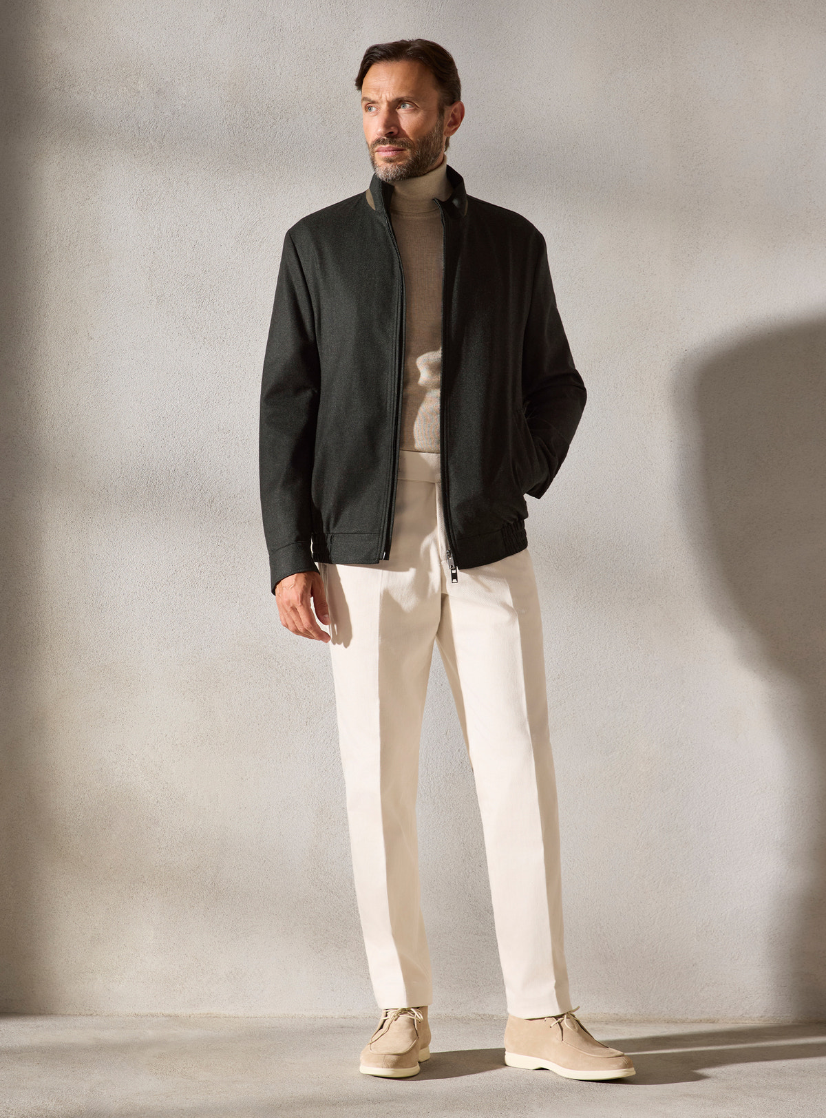 The Dark Olive Blouson