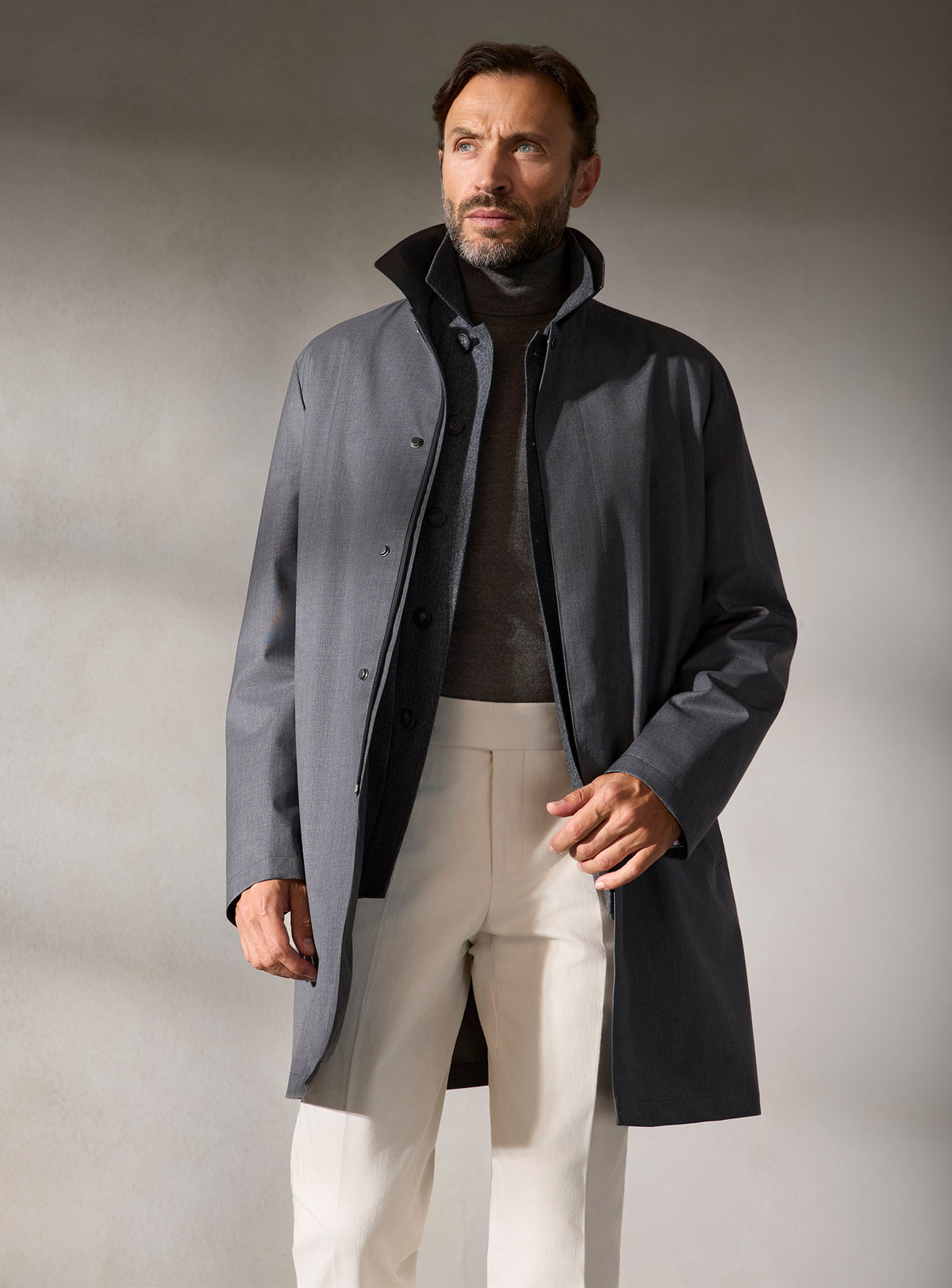 The Slate Car Coat