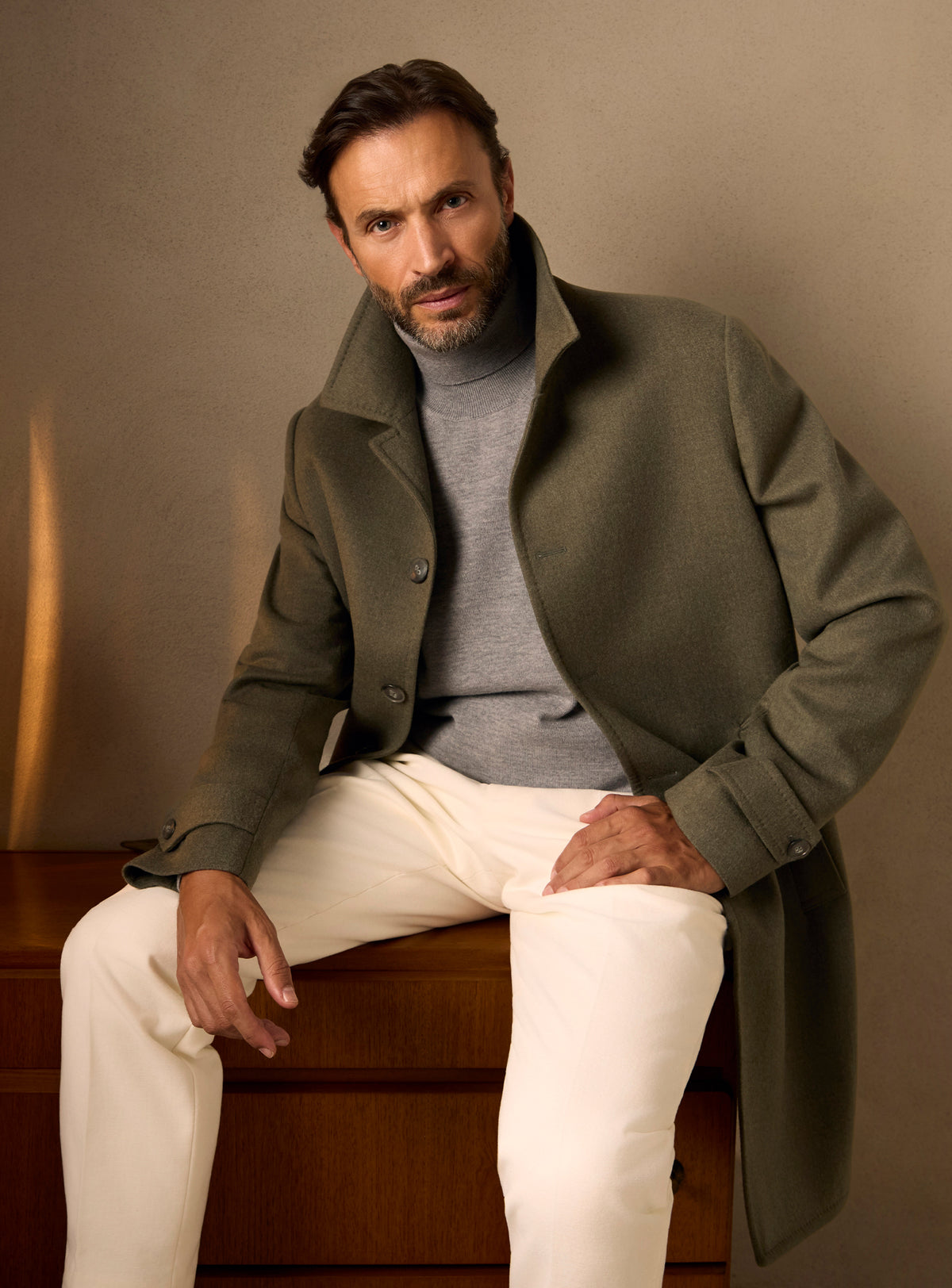 The Olive Car Coat