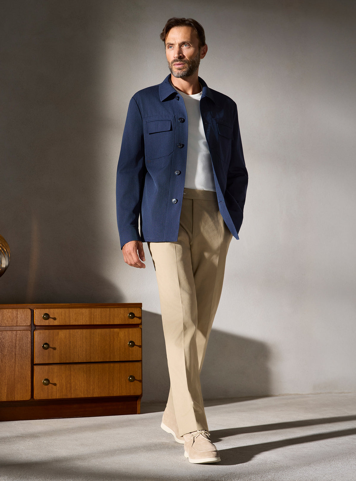 The Navy Overshirt