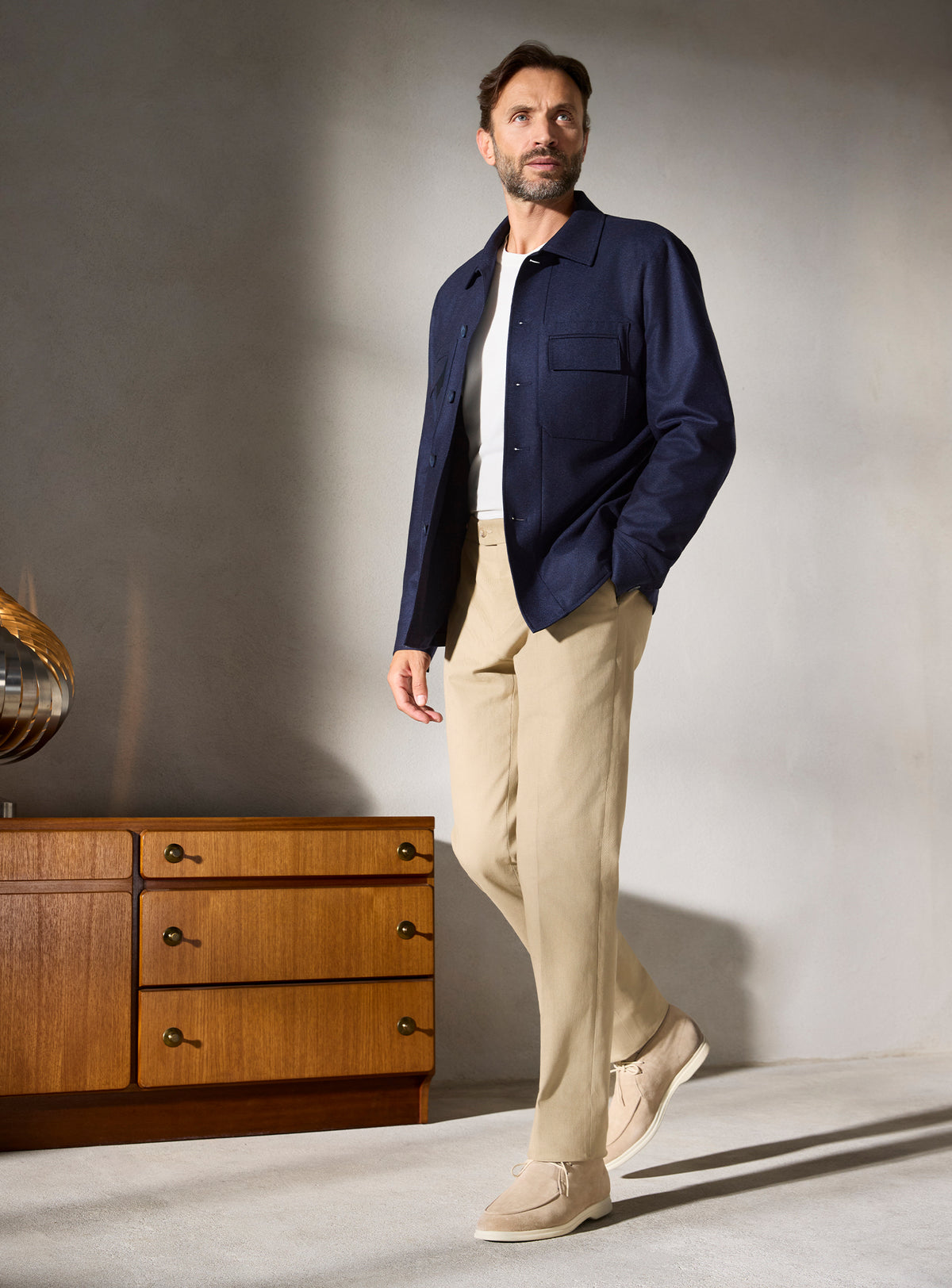 The Navy Overshirt