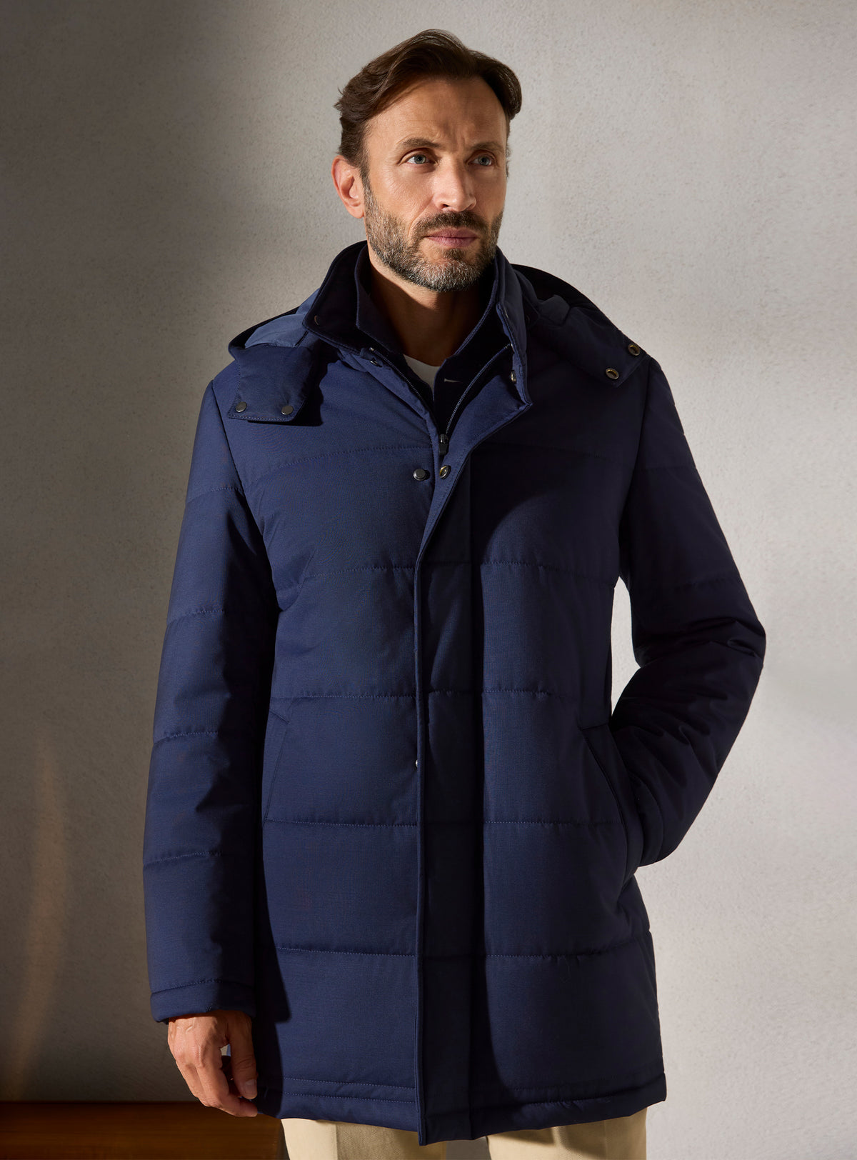 The Navy Reversible Parka