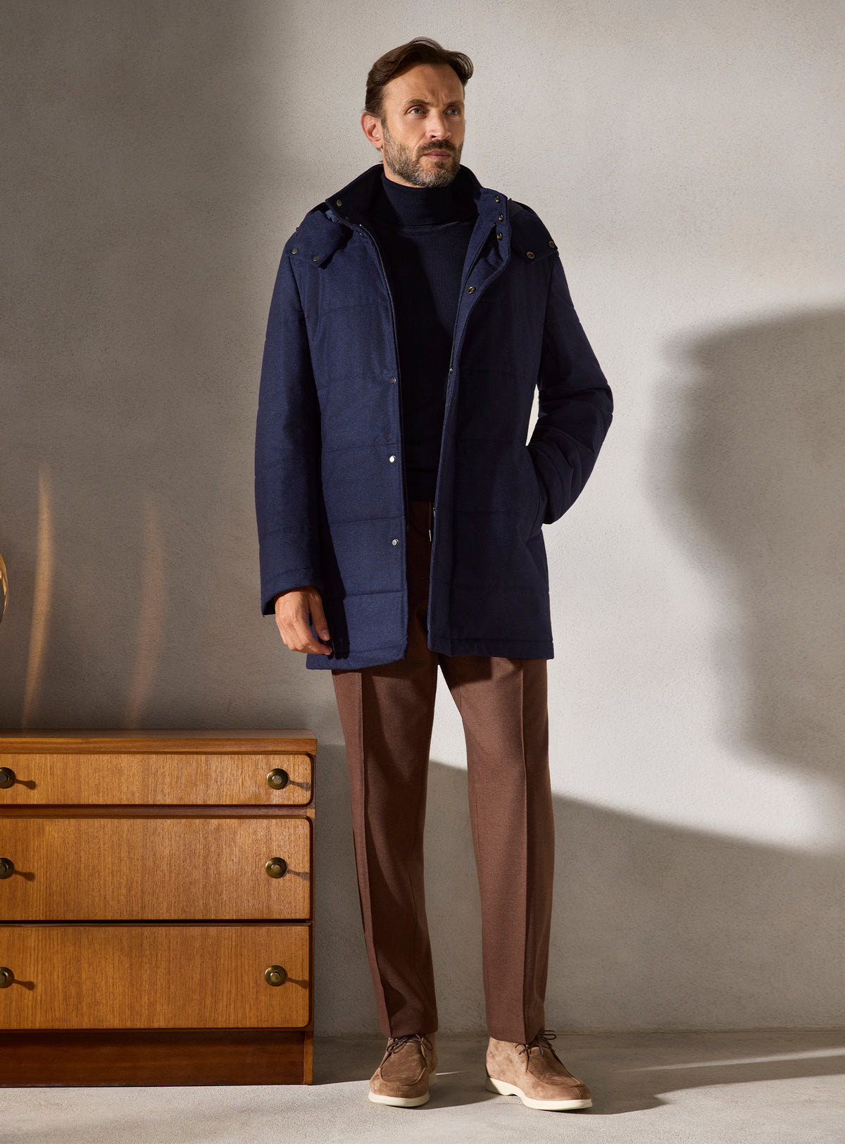 The Navy Reversible Parka