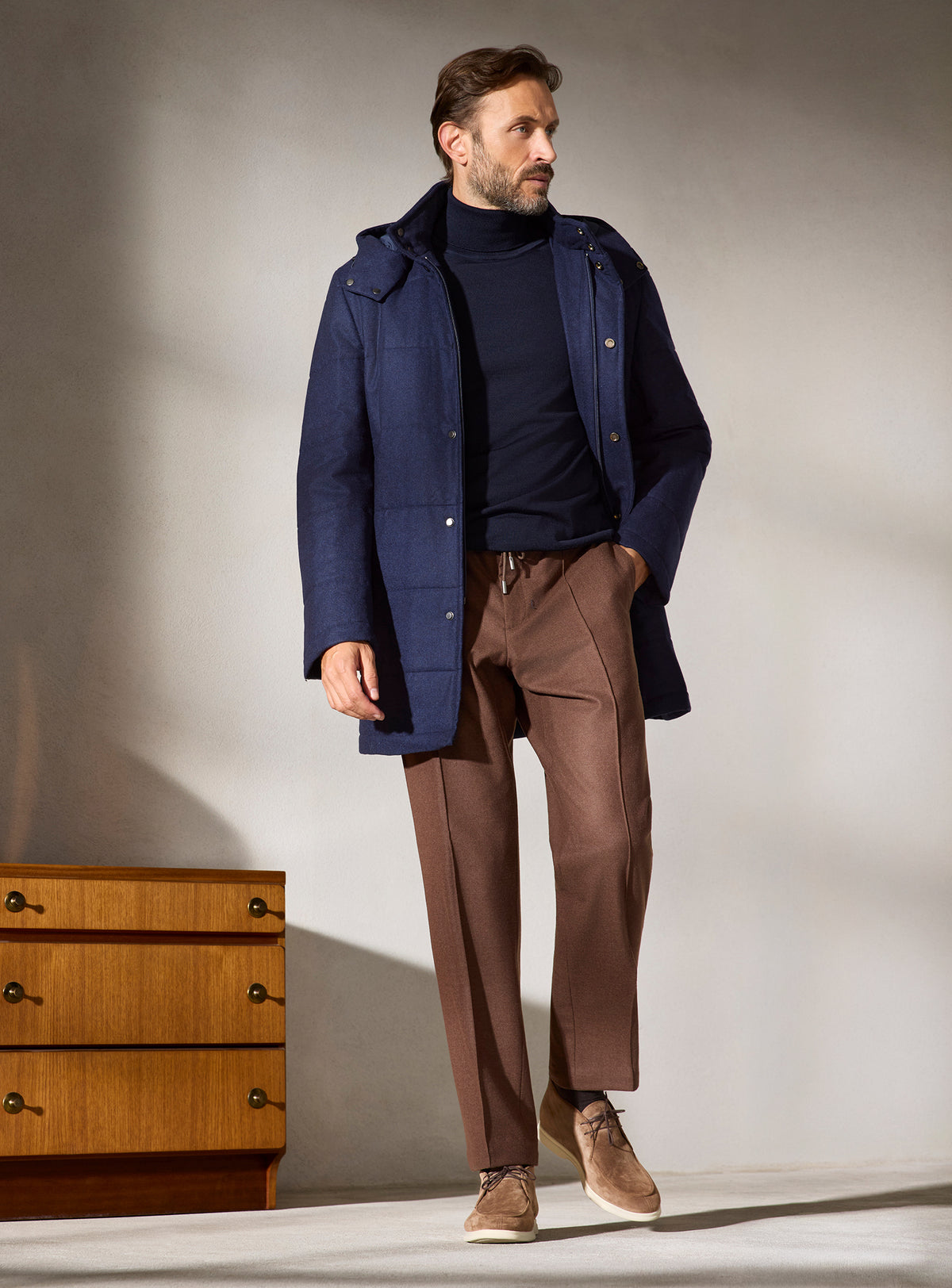 The Navy Reversible Parka