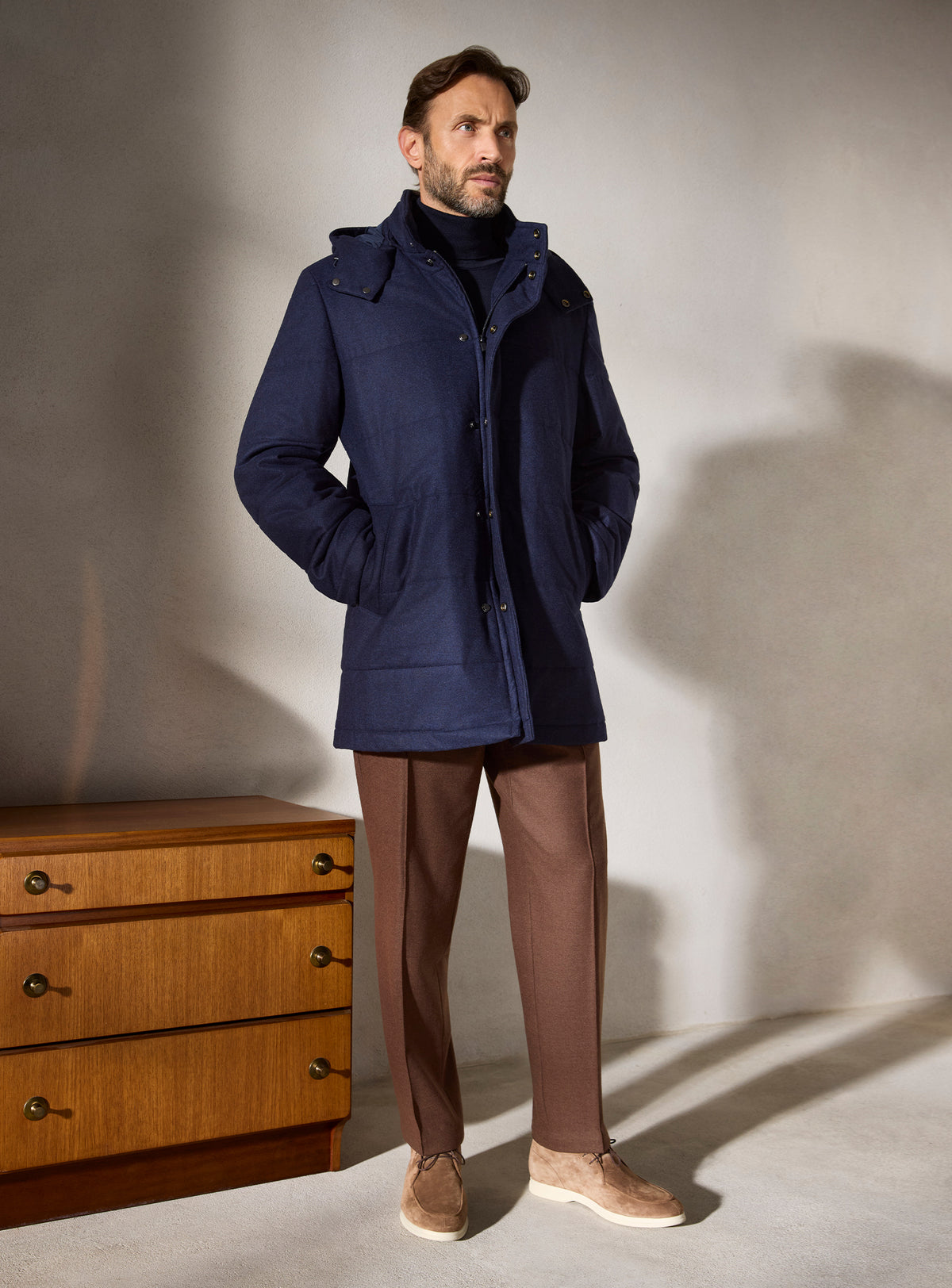 The Navy Reversible Parka