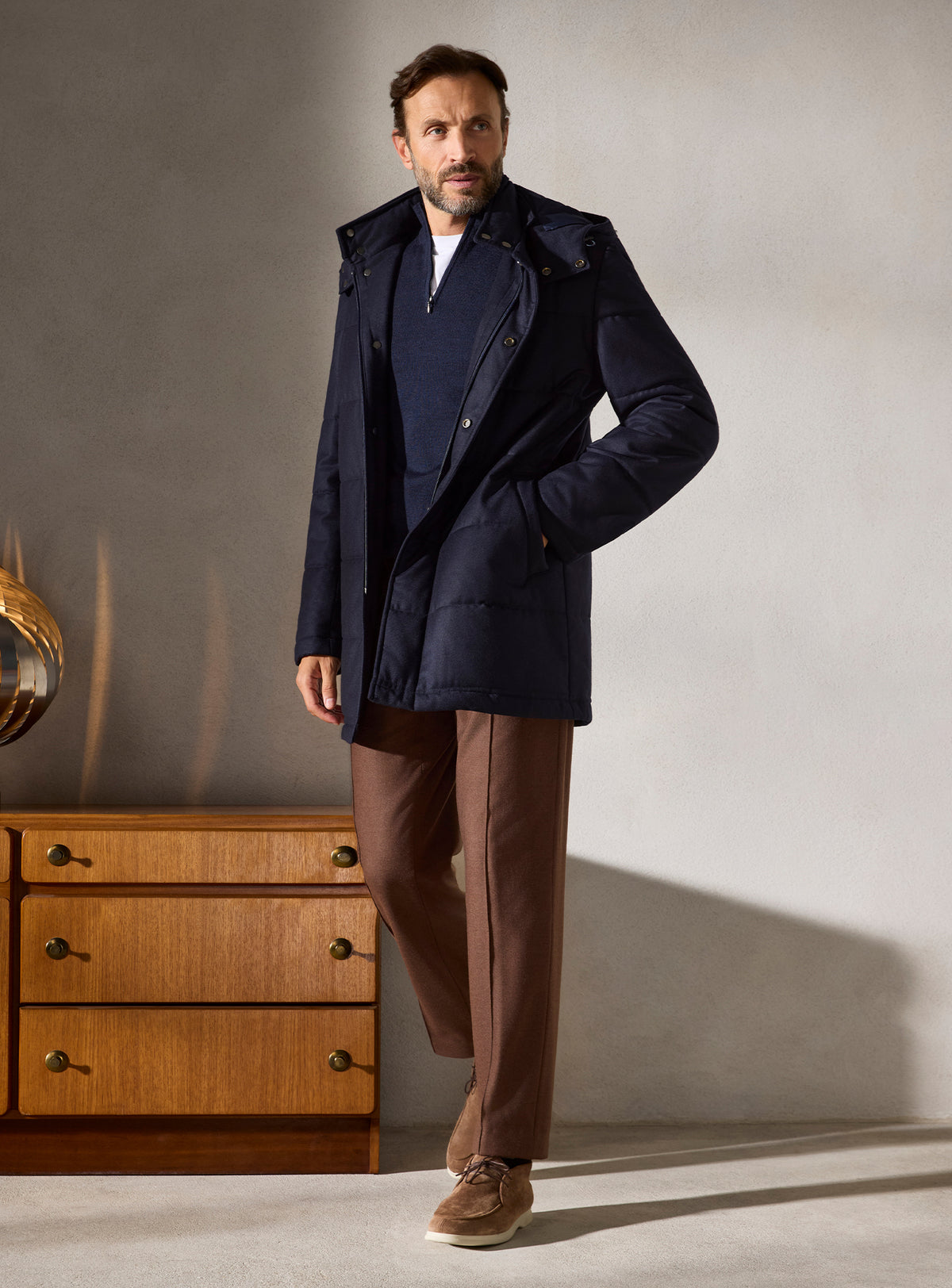 The Navy Reversible Parka