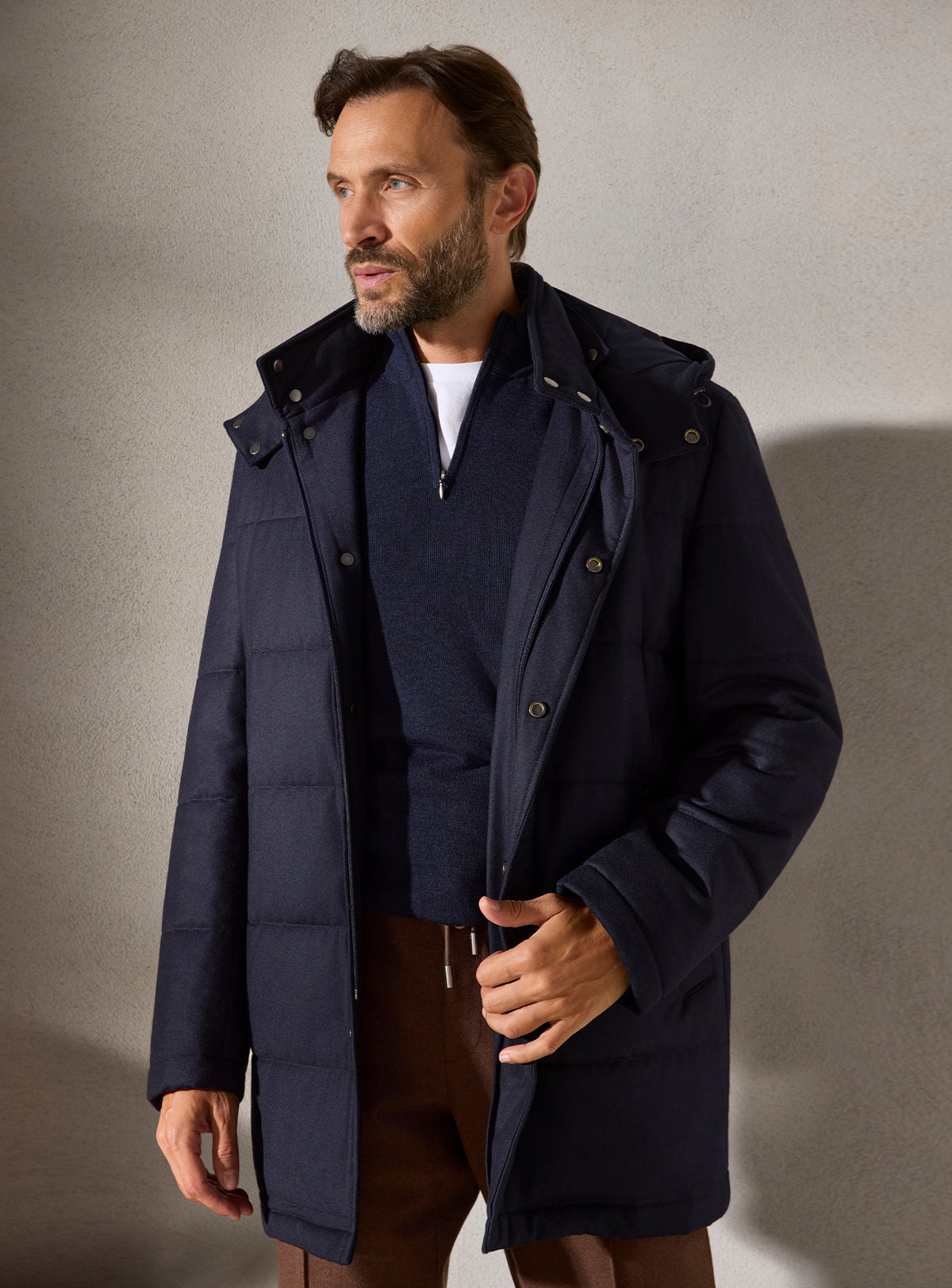 The Navy Reversible Parka