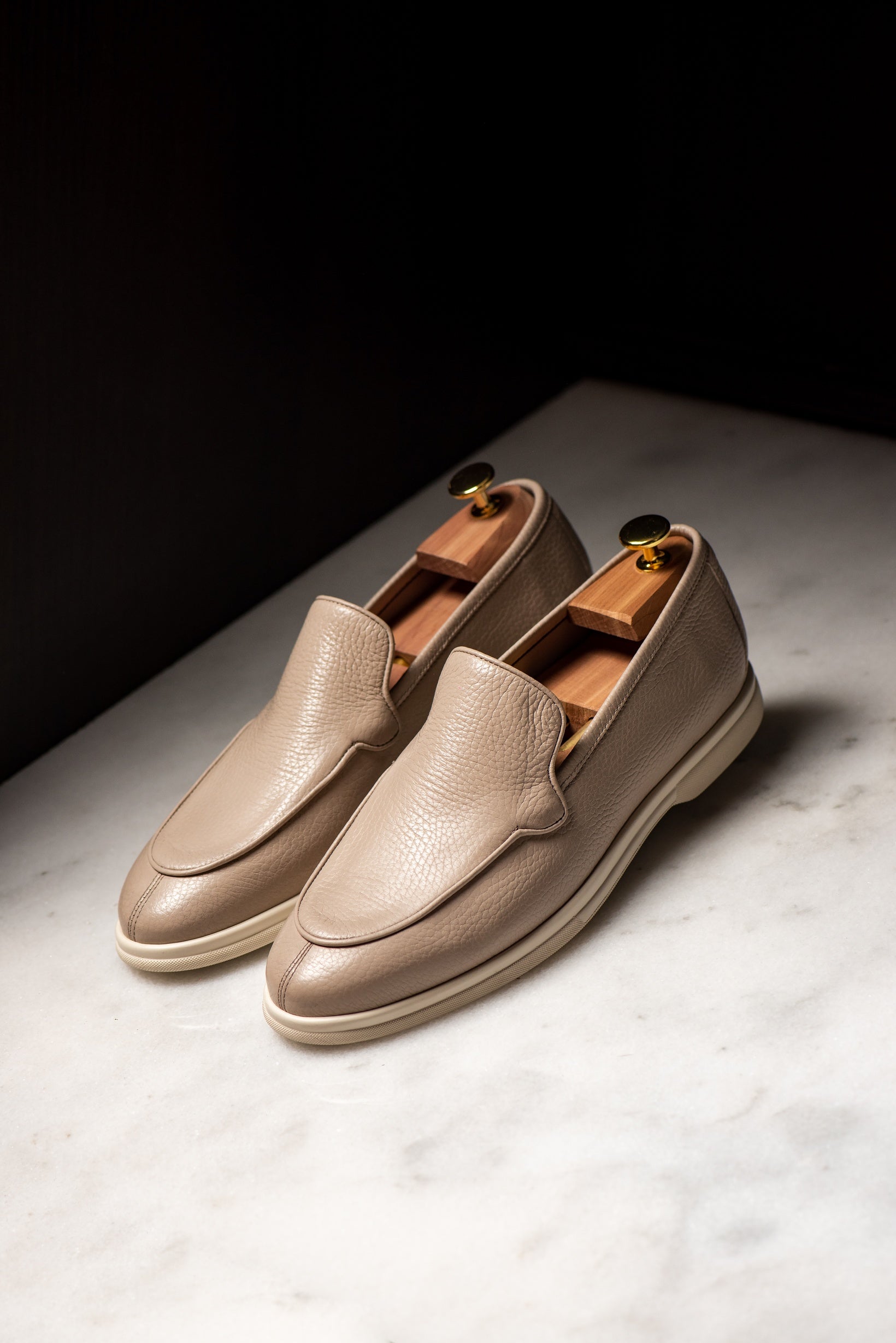 City Loafer Leather Beige Consiglieri