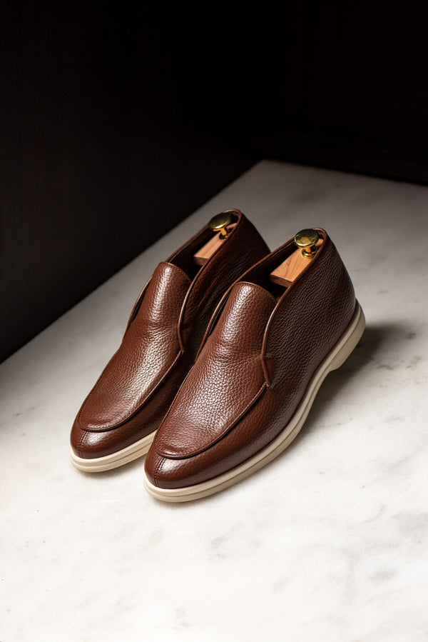 City Loafer Leather Chocolate Brown Consiglieri