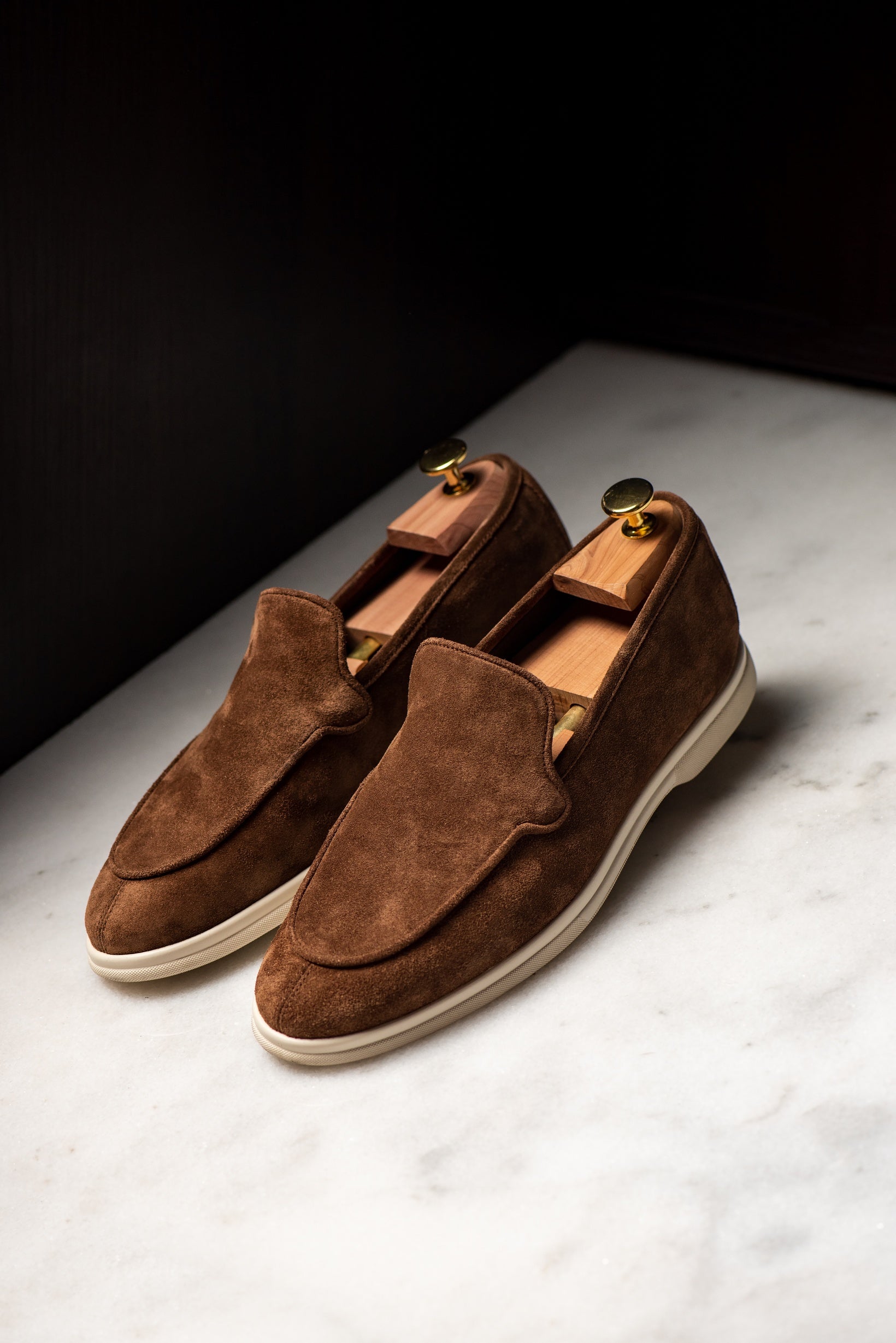 City Loafer Suede Mid Brown Consiglieri
